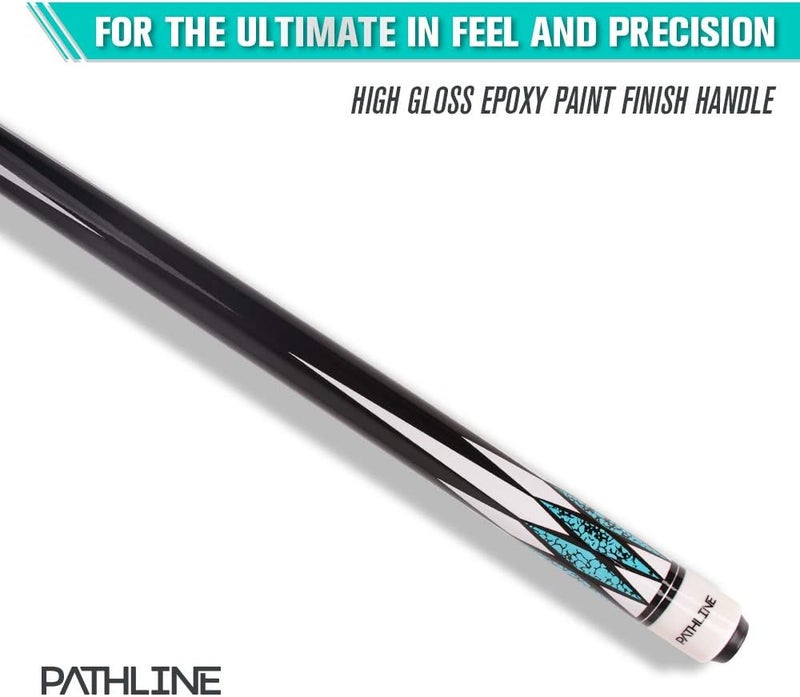 Pathline Pool Cue Stick - 58 inch Canadian Maple Billiard Pool Stick (Multicolour, 18oz, 19oz, 20oz, 21oz) - Image 4